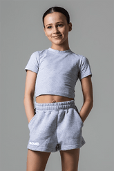 SWEAT SHORTS GREY (IN-STOCK)