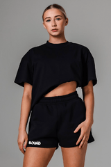 SWEAT SHORTS BLACK (IN-STOCK)