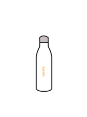 ACROFLEX RECREATIONAL - WATER BOTTLE WHITE (IN-STOCK)