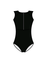 ADRENALINE DANCE COMPANY - ZARA LEOTARD BLACK (IN-STOCK)