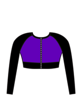 AFFINITY DANCE SCHOOL - ELENA LONG SLEEVE CROP (BESPOKE)