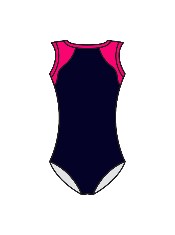 ASPIRE SCHOOL OF DANCE - LILY LEOTARD NAVY/PINK (BESPOKE)
