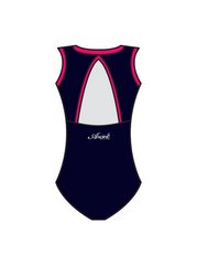 ASPIRE SCHOOL OF DANCE - EMMIE OPEN BACK LEOTARD NAVY (BESPOKE)