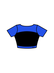 BOUNDARY - AVA SHORT SLEEVE KEYHOLE CROP (BESPOKE)