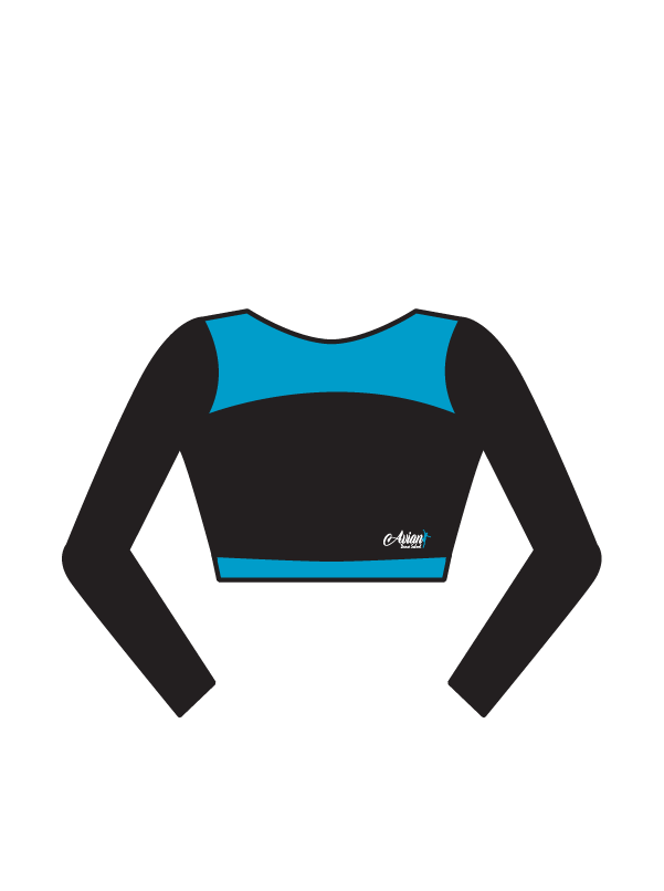 AVIAN DANCE SCHOOL - AVA LONG SLEEVE CROP (BESPOKE)