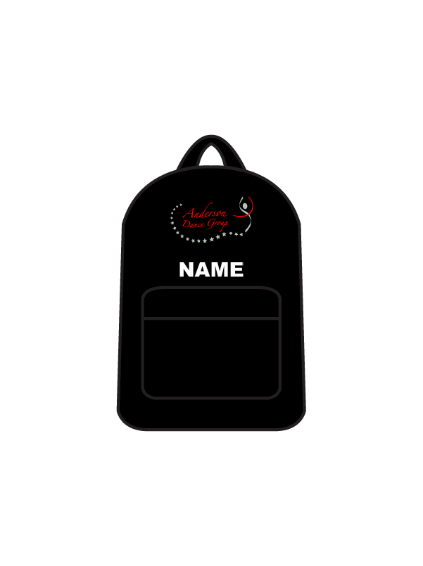 ANDERSON DANCE GROUP - BACKPACK BLACK (IN-STOCK)