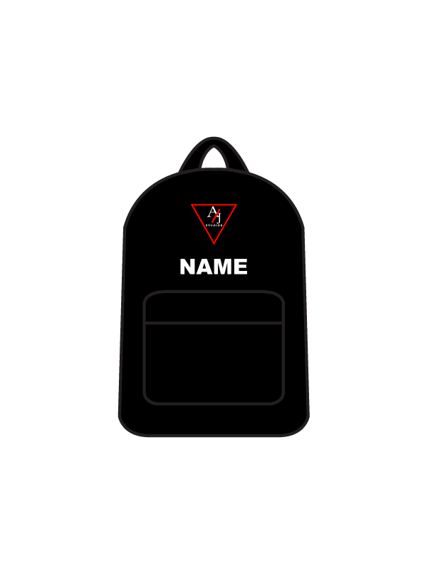AJ STUDIOS - BACKPACK BLACK (IN-STOCK)