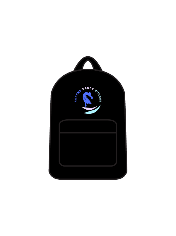 ASCEND DANCE DUNDEE - BACKPACK BLACK (IN-STOCK)