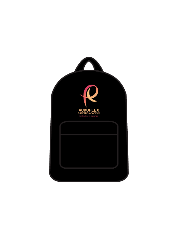 ACROFLEX RECREATIONAL - BACKPACK BLACK (IN-STOCK)
