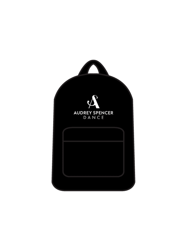 AUDREY SPENCER DANCE - BACKPACK BLACK (IN-STOCK)