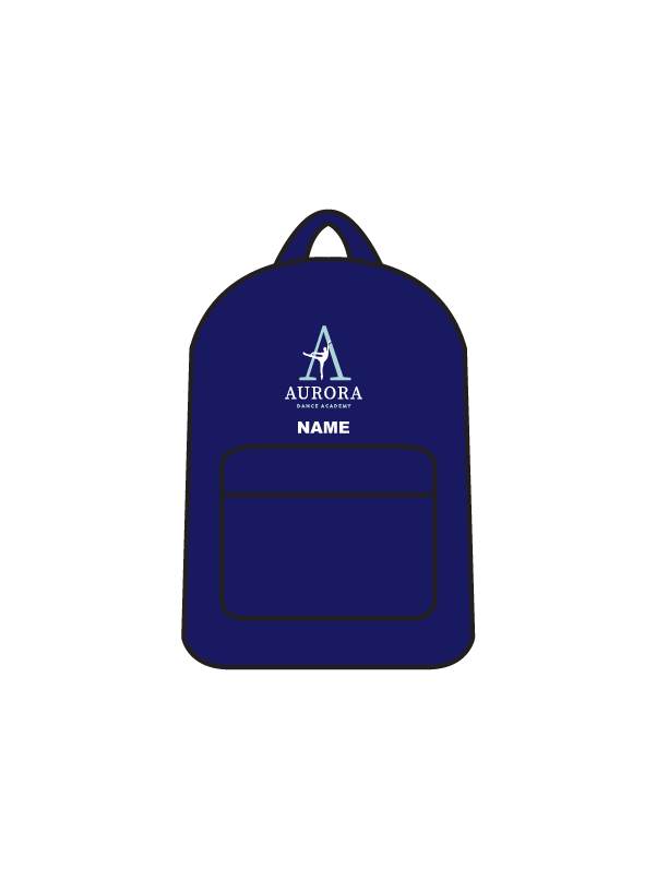 AURORA DANCE ACADEMY - BACKPACK NAVY (B) (IN-STOCK)
