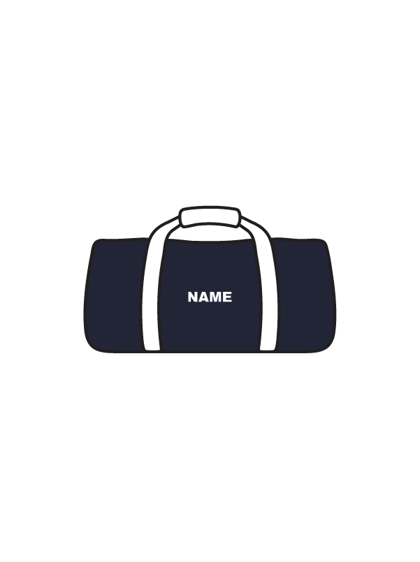 AURORA DANCE ACADEMY - BARREL BAG NAVY (B) (IN-STOCK)