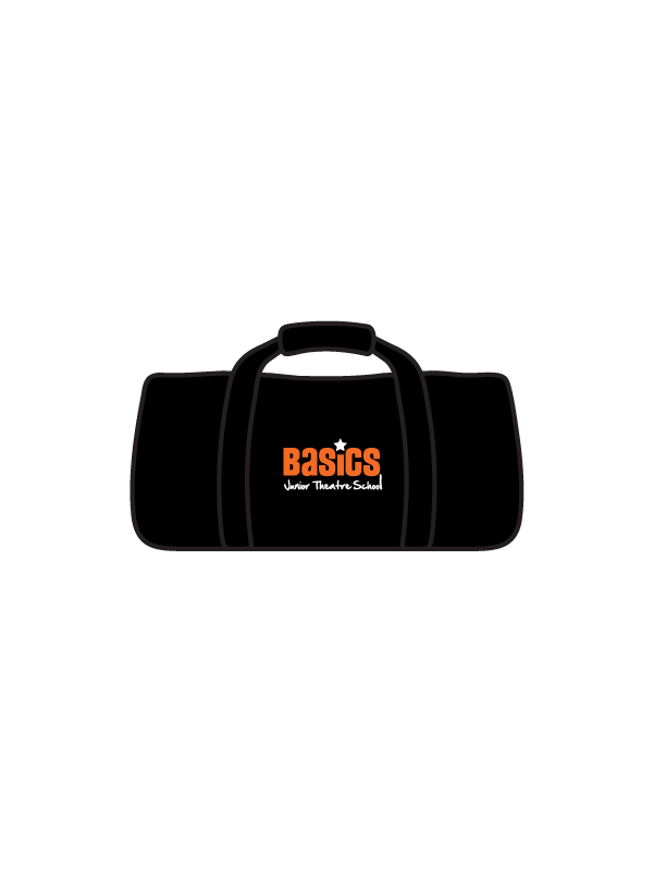 BASICS JUNIOR THEATRE SCHOOL - BARREL BAG - BARREL BAG BLACK (IN-STOCK)