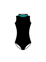 BE.TRAINING - KIRA SLEEVELESS LEOTARD (BESPOKE)
