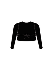 BEATS DANCE - WRAP CARDIGAN BLACK (BESPOKE)