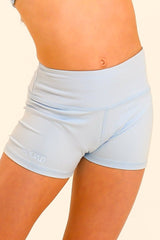 SHORTS - YOGA - BLUE FROST