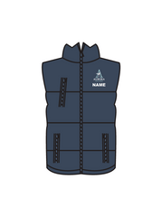 AURORA DANCE ACADEMY - BODYWARMER NAVY (R) (IN-STOCK)