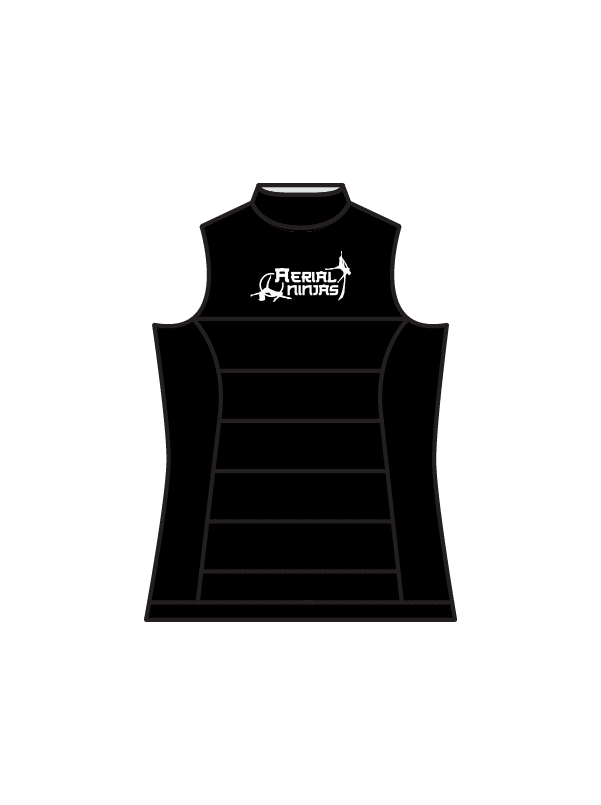 AERIAL NINJAS - BODYWARMER BLACK (R) (IN-STOCK)