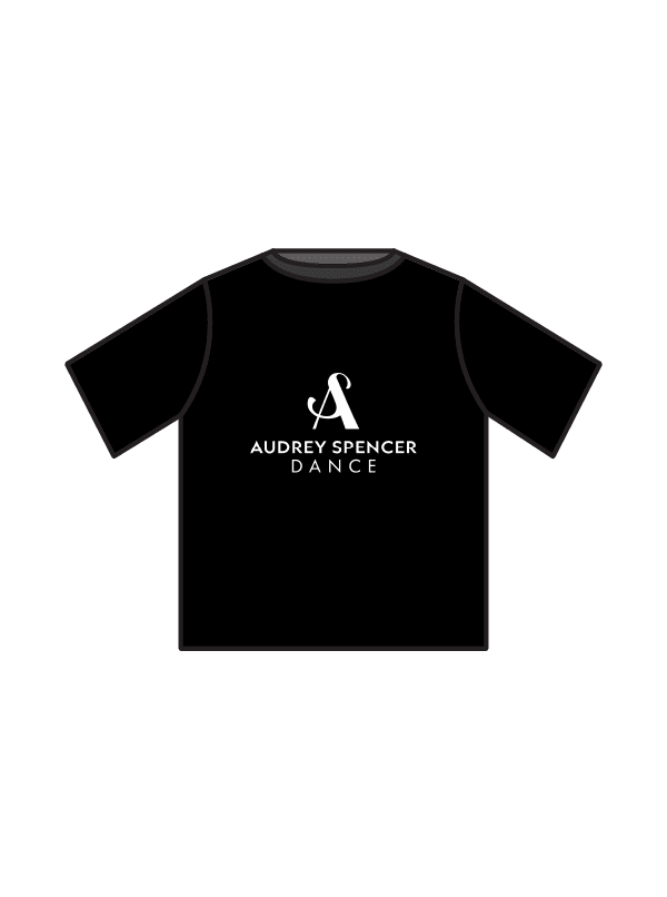 AUDREY SPENCER DANCE - BOXY T BLACK (IN-STOCK)