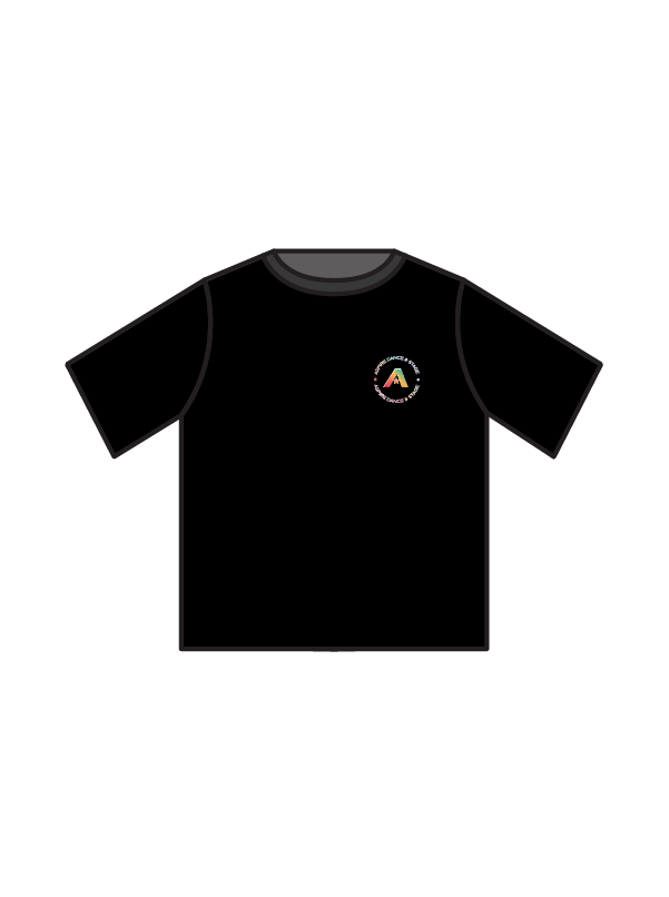 ASPIRE DANCE & STAGE - BOXY T BLACK (IN-STOCK)