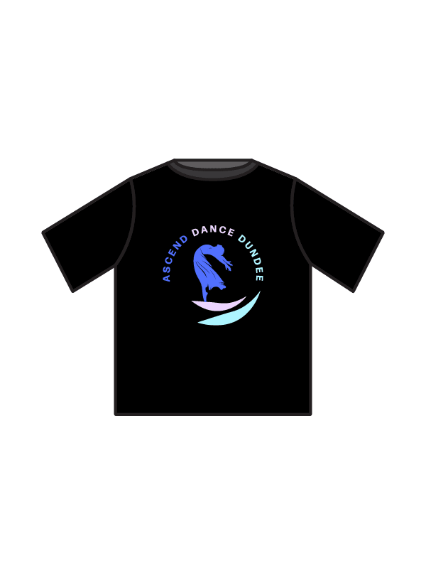 ASCEND DANCE DUNDEE - BOXY T BLACK (IN-STOCK)