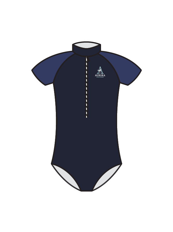 AURORA DANCE ACADEMY - BOYS REAR PANEL LEOTARD (BESPOKE)