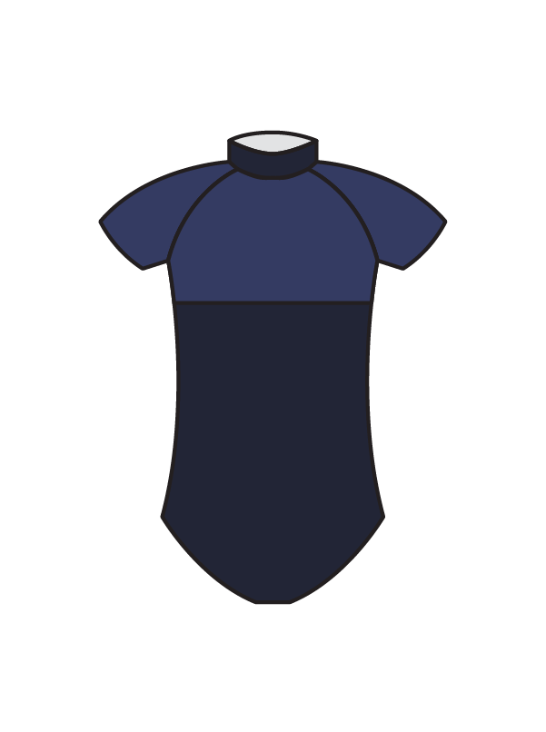 AURORA DANCE ACADEMY - BOYS REAR PANEL LEOTARD (BESPOKE)