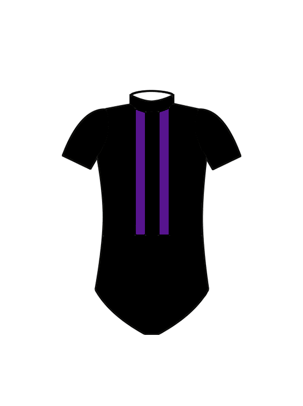 AUDREY SPENCER DANCE - BOYS REAR STRIPE LEOTARD (BESPOKE)