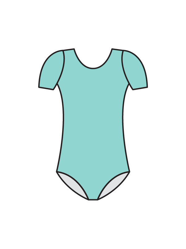ASCEND DANCE DUNDEE - BOYS SHORT SLEEVE PLAIN LEOTARD (BESPOKE)