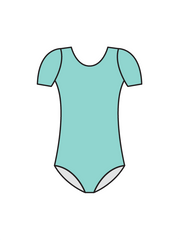 ASCEND DANCE DUNDEE - BOYS SHORT SLEEVE PLAIN LEOTARD (BESPOKE)