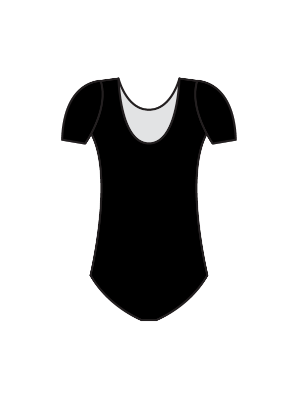BASICS JUNIOR THEATRE SCHOOL - BOYS SHORT SLEEVE PLAIN LEOTARD (BESPOKE)
