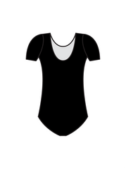 BASICS JUNIOR THEATRE SCHOOL - BOYS SHORT SLEEVE PLAIN LEOTARD (BESPOKE)