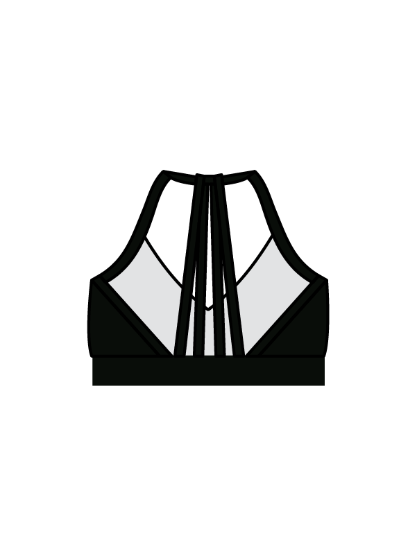 BEATS DANCE - BRYNN CROP BLACK (IN-STOCK)