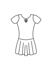 AXIS PERFORMING ARTS - CAP SLEEVE DRESS (BESPOKE)