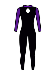 AERIAL NINJAS - LONG SLEEVE TURTLE NECK CATSUIT (BESPOKE)