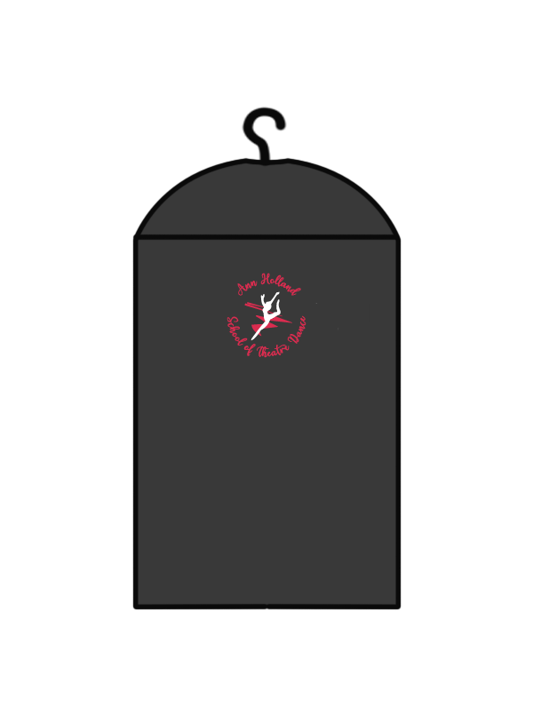 ANN HOLLAND SCHOOL OF THEATRE DANCE - COSTUME BAG BLACK (IN-STOCK) PINK LOGO