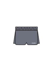 ARABELLA DANCE ACADEMY - DUAL SHORTS GREY (IN-STOCK)