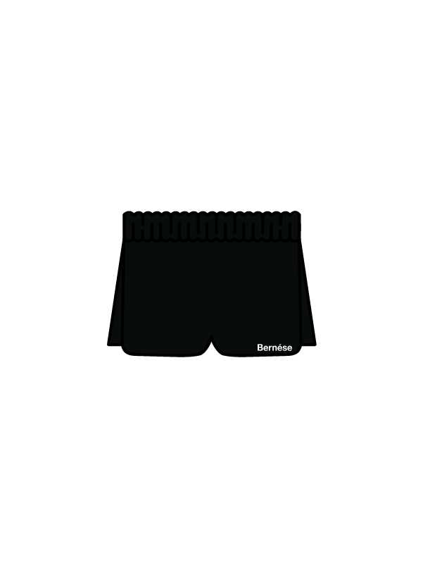 BERNESE - DUAL SHORTS BLACK (IN-STOCK)