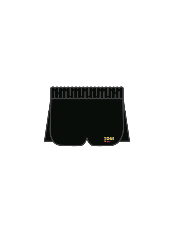 AERIAL ZONE - DUAL SHORTS BLACK (IN-STOCK)