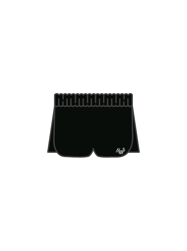 BLOOM BUDS BY JOSIE LEE - DUAL SHORTS BLACK (IN-STOCK)