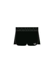 BLOOM BUDS BY JOSIE LEE - DUAL SHORTS BLACK (IN-STOCK)