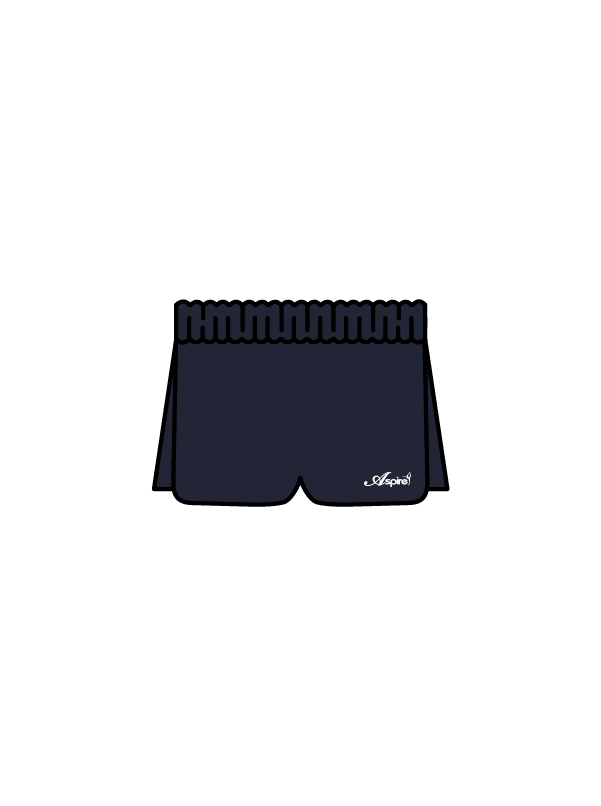 ASPIRE SCHOOL OF DANCE - DUAL SHORTS NAVY (IN-STOCK)