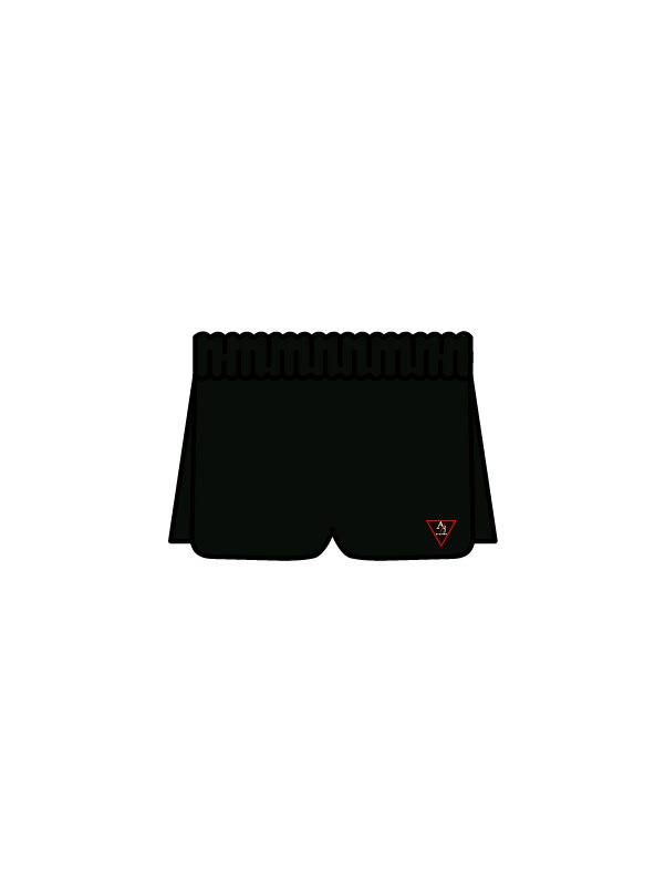 AJ STUDIOS - DUAL SHORTS BLACK (IN-STOCK)