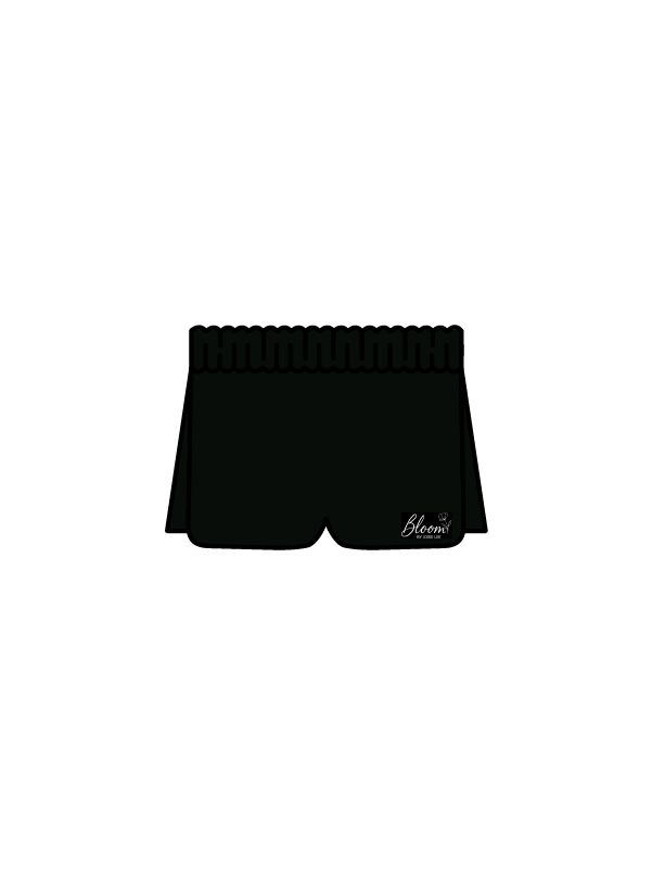 BLOOM BY JOSIE LEE - DUAL SHORTS BLACK (IN-STOCK)