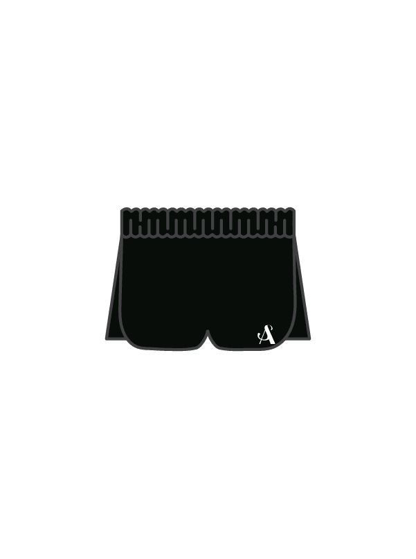 AUDREY SPENCER DANCE - DUAL SHORTS BLACK (IN-STOCK)