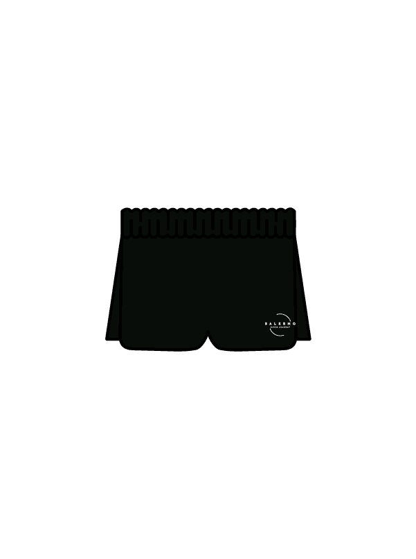 BALERNO DANCE ACADEMY - DUAL SHORTS BLACK (IN-STOCK)