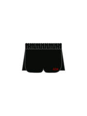 ARABESQUE DANCE ACADEMY - DUAL SHORTS BLACK (IN-STOCK)