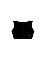 ABI GIBBS ACADEMY - ELENA SLEEVELESS CROP BLACK (IN-STOCK)