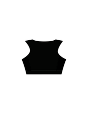 ABI GIBBS ACADEMY - ELENA SLEEVELESS CROP BLACK (IN-STOCK)
