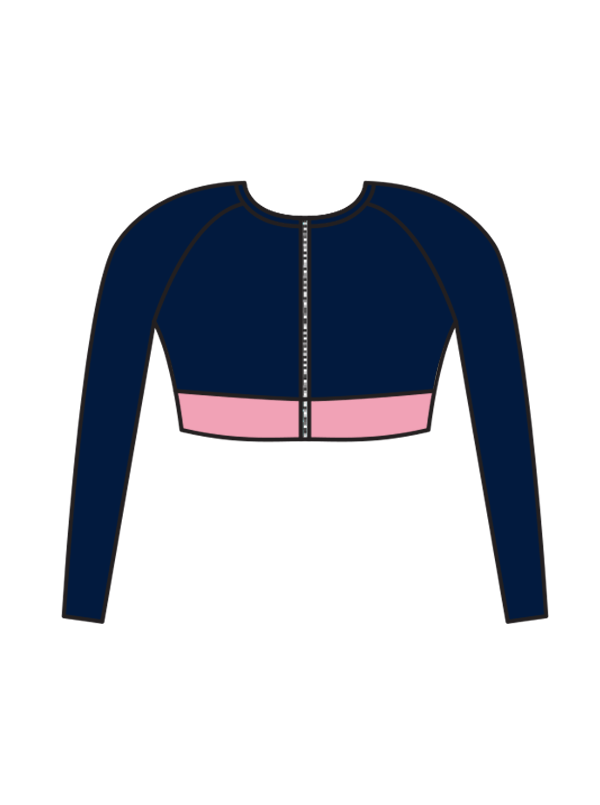 ADVANCE - ELENA LONG SLEEVE CROP (BESPOKE)